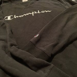 Men’s Champion Black Sweatshirt